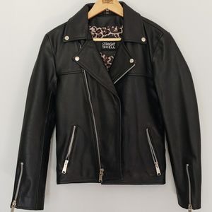 Genuine leather Moto jacket